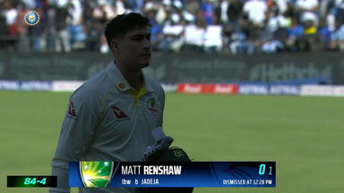 IND vs  AUS 2023, 1ST Test: Matt Renshaw  Wicket