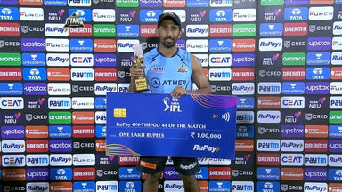 M51: GT vs MI – RuPay On-The-Go 4s of the Match – Wriddhiman Saha