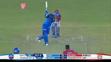 M13: KXIP vs DC – Colin Ingram Six