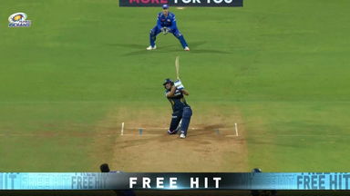 IPL 2025 M56: MI vs GT - Shubman Gill Six
