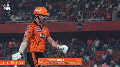 IPL 2026 M21: SRH vs RR - Travis Head Wicket
