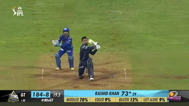 M57: MI vs GT – Rashid Khan Six