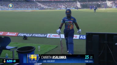 IND vs SL 2023, 2ND ODI: Charith Asalanka  Wicket