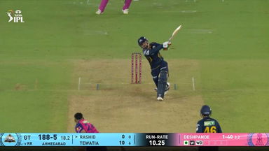 IPL 2025 M23: GT vs RR - Rashid Khan Six