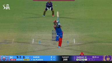 IPL 2025 M48: DC vs KKR - Faf Du Plessis Six