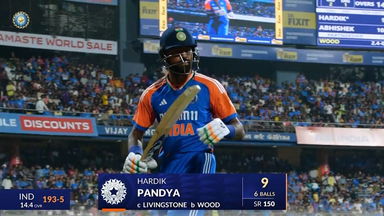 IND vs ENG 2025, 5th T20I: Hardik Pandya Wicket