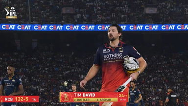 IPL 2026 Final: RCB vs GT - Tim David Wicket