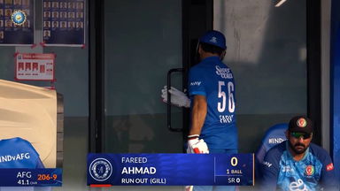 IND vs AFG 2026, 3rd ODI: Fareed Ahmad Wicket