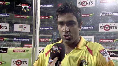 CLT20 2013 M13: CSK vs BRI  –   Interview – Ravichandran Ashwin