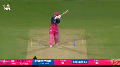 IPL 2026 M40: PBKS vs RR - Vaibhav Sooryavanshi Six