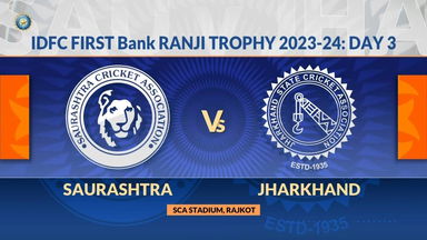 Ranji Trophy  2023/24, Saurashtra vs Jharkhand Day 3: Match Highlights