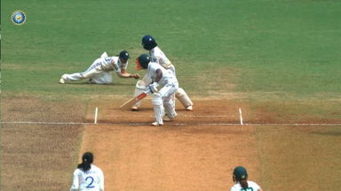 Low, quick, sharp: Shubha Satheesh's splendid reflex catch