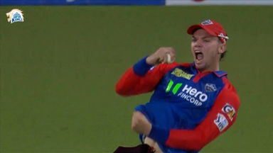 IPL 2025 M17: CSK vs DC - Shivam Dube Wicket