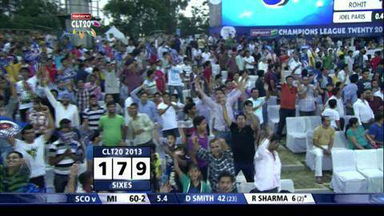 M19: SCO vs MI –  Rohit Sharma Six