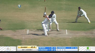 Ranji Trophy 2021-22, Gujarat v Meghalaya: Gujarat 1st Innings Super sixes