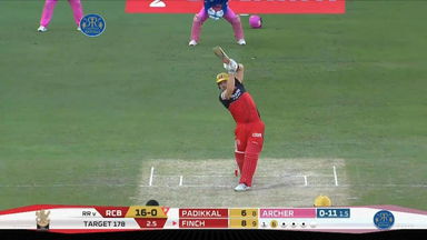 M33: RR vs RCB – Aaron Finch Six