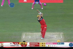 M33: RR vs RCB – Aaron Finch Six
