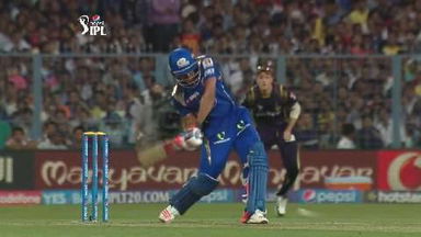 M1: KKR vs MI – Rohit Sharma Six