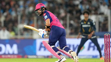 Helicopter, No Look, Semi-Helicopter: Riyan Parag's stylish sixes