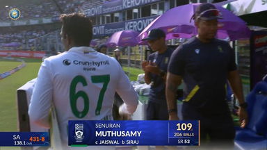 IND vs SA 2025, 2nd Test: Senuran Muthusamy Wicket