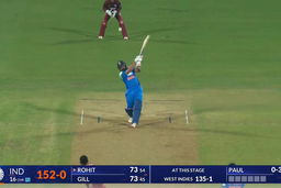 IND vs WI 2026, 2nd ODI: Rohit Sharma Six