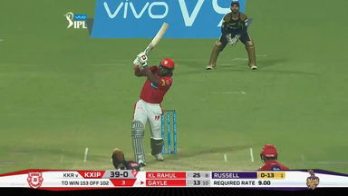 M18: KKR vs KXIP – Chris Gayle Six