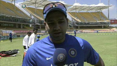 Rohit Sharma's tribute to Virender Sehwag