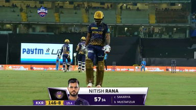 M41: DC vs KKR – Nitish Rana Wicket