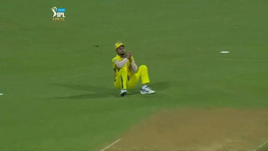 Suresh Raina catches a tracer bullet