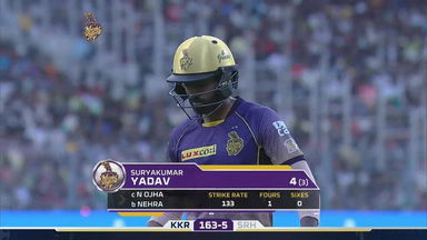 M14: KKR vs SRH – Suryakumar Yadav Wicket