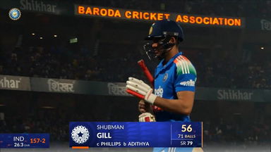 IND vs NZ 2026, 1st ODI: Shubman Gill Wicket