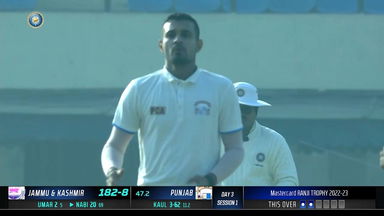 Ranji Trophy  2022/23: Siddharth Kaul’s 4/82 for Punjab