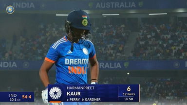 IND-W vs AUS-W 2023-24, 2nd T20I: Harmanpreet Kaur Wicket