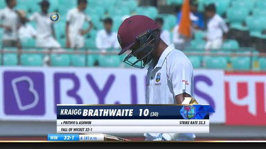 IND vs WI 2018, 1st Test Day 3: Kraigg Brathwaite Wicket