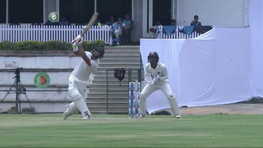 Abhishek Raman's fighting 61-run opening act