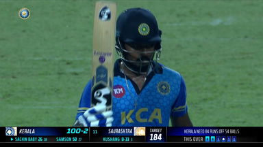Syed Mushtaq Ali Trophy 2022 PQF3 : Skipper Samson's magnificent half-century