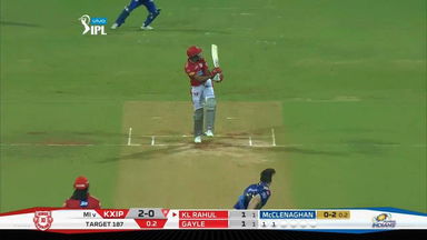 M50: MI vs KXIP – KL Rahul Six