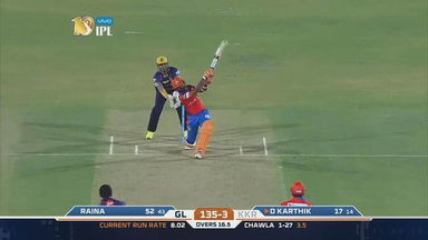 M3: GL vs KKR – Dinesh Karthik Six