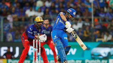 On the charge! Ishan Kishan brings up his 50 in style
