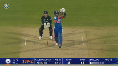 IND vs NZ 2026, 3rd T20I: Suryakumar Yadav Six