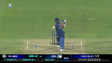 IND vs SL 2023, 2ND T20I: Dasun Shanaka  Six