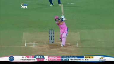 M27: MI vs RR – Jos Buttler Six