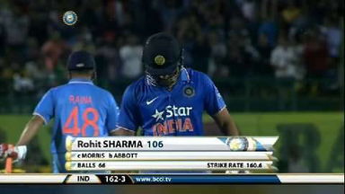 1ST T20I: IND vs SA – Rohit Sharma Wicket