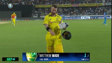 IND vs AUS 2022, 3RD T20I: Matthew Wade Wicket