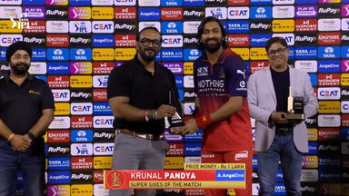 IPL 2026 M54: RCB vs MI - Angel One Super Sixes of the Match - Krunal Pandya