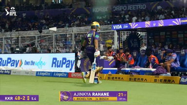 IPL 2026 M65: KKR vs MI - Ajinkya Rahane Wicket