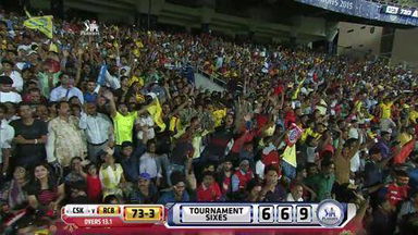 M59: CSK vs RCB – Chris Gayle Six