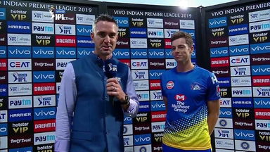 M15: MI vs CSK – Mitchell Santner Interview