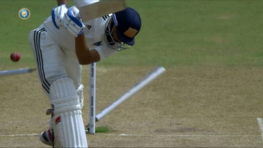 DULEEP TROPHY  FINAL 2023-24: Sounds of Timber: When stumps went flying in morning session of Day 3