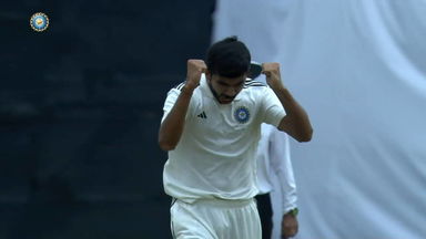 DULEEP TROPHY  FINAL 2023-24: 4 & OUT: Atit Sheth gets the better of Mayank Agarwal